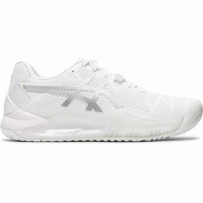 Női Asics Gel-Resolution 8 Teniszcipő AS7839210 Fehér/Titán